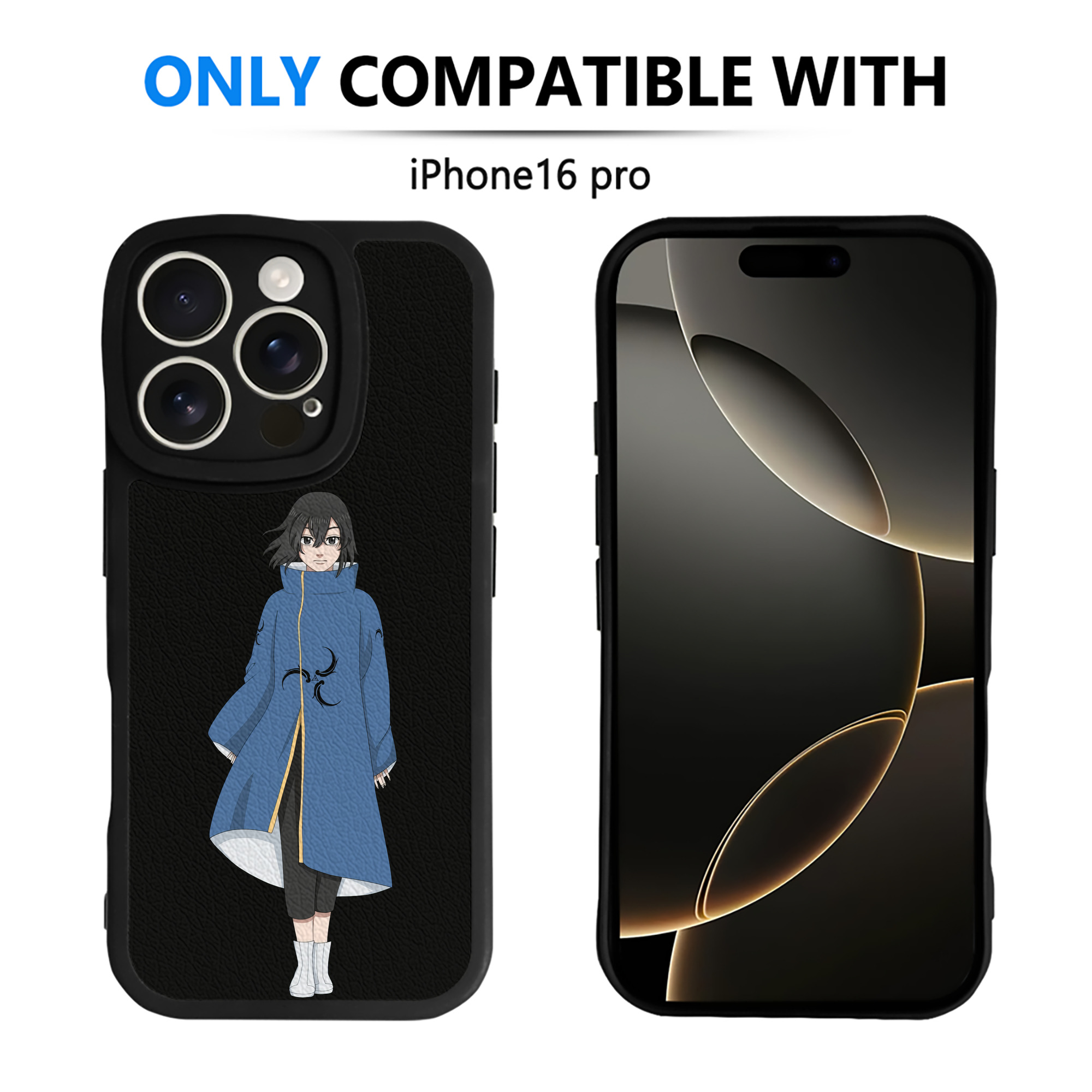 （画像用） 東京リベンジャーズ Tokyo Revengers 【iPhone 16シリーズ対応】シリコンスマホケース（レザー調） 材質：シリコン